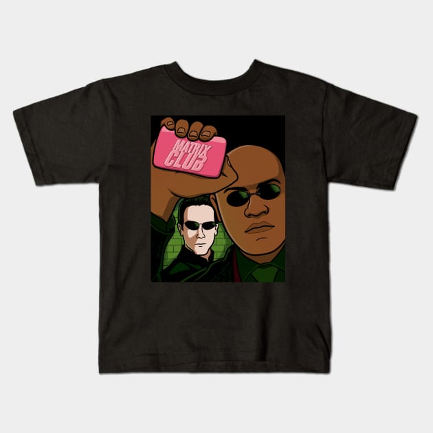 Matrix Club Kids T-Shirt by jasesa